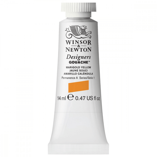 Tinta Guache Winsor & Newton Designers 14ml S1 384 Marigold Yellow