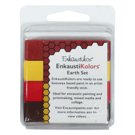 Kit Encáustica Terra 4 Cores Enk7238 Enkaustikos