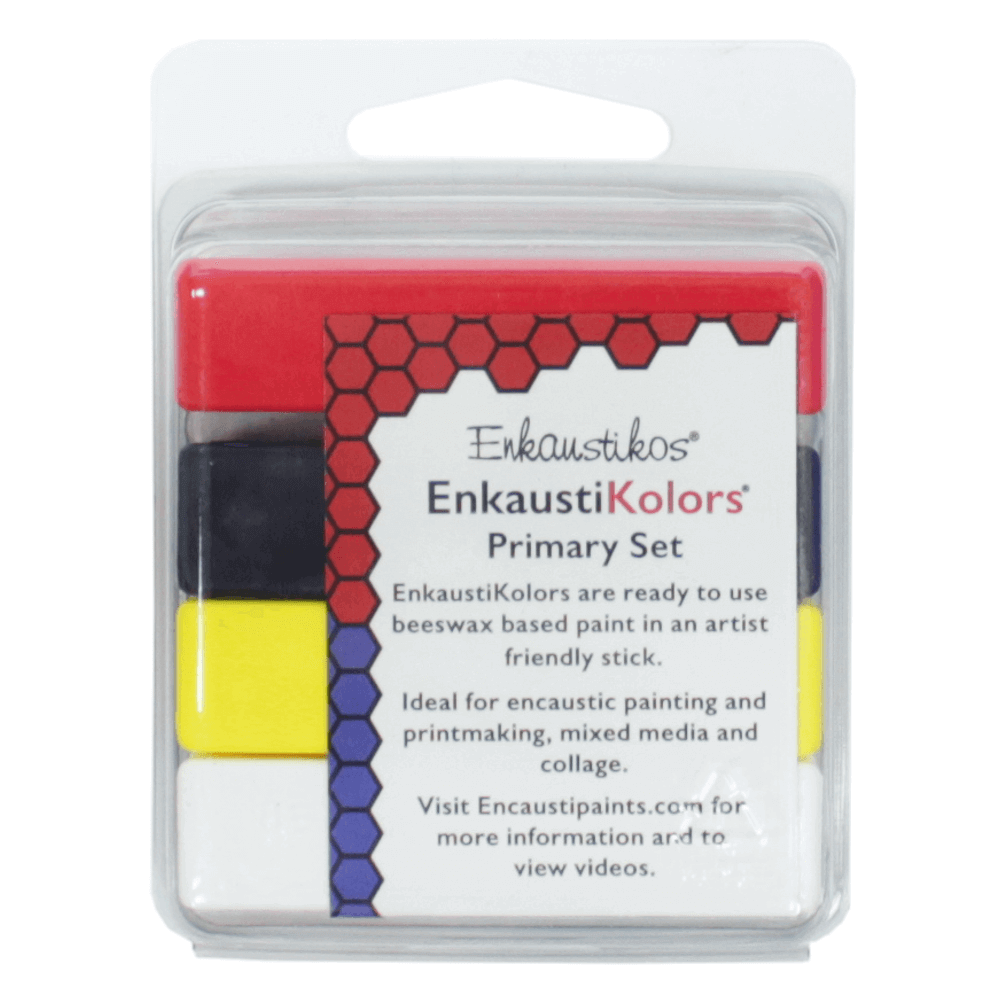 Kit Encaustica Cores Primarias 4 Cores Enk4503 Enkaustikos