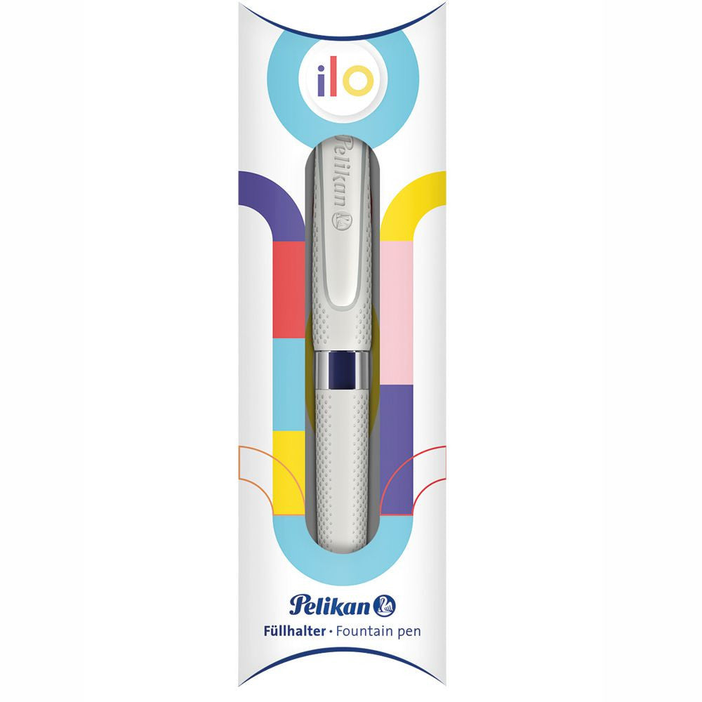 Caneta Tinteiro Pelikan ILO Branca