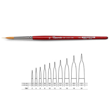 Pincel Tintoretto Tank Sintético 725 10