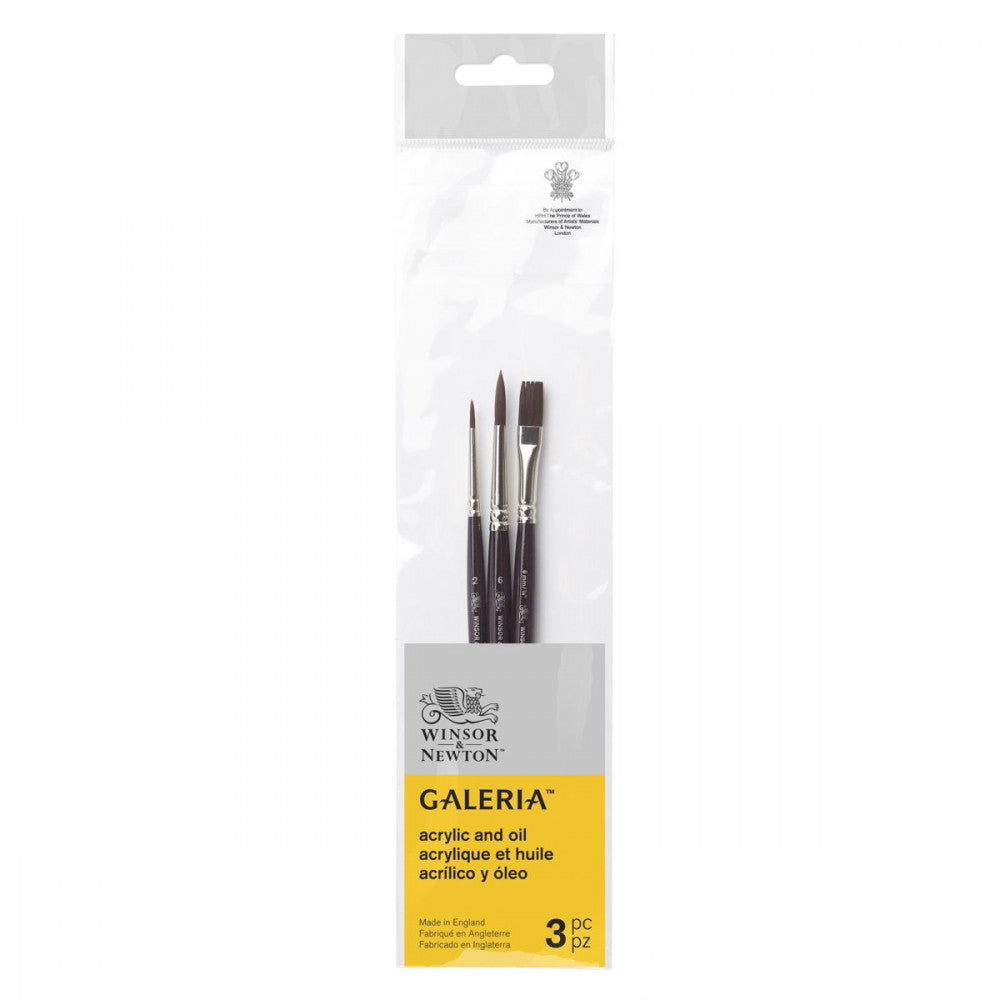 Kit Pincéis Winsor & Newton Galeria 3 Unidades 5790608