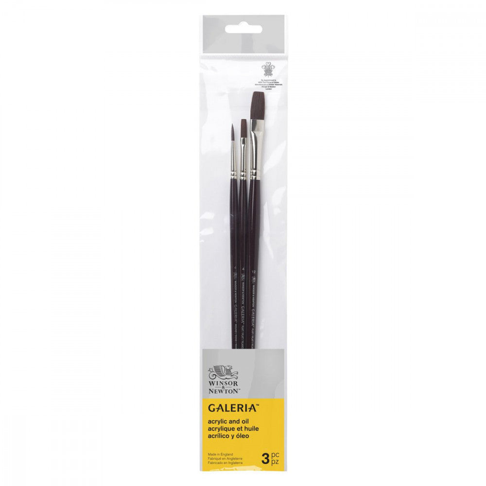 Kit Pincéis Winsor & Newton Galeria 3 Unidades 5790609