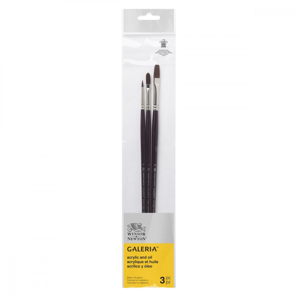 Kit Pincéis Winsor & Newton Galeria 3 Unidades 5790610