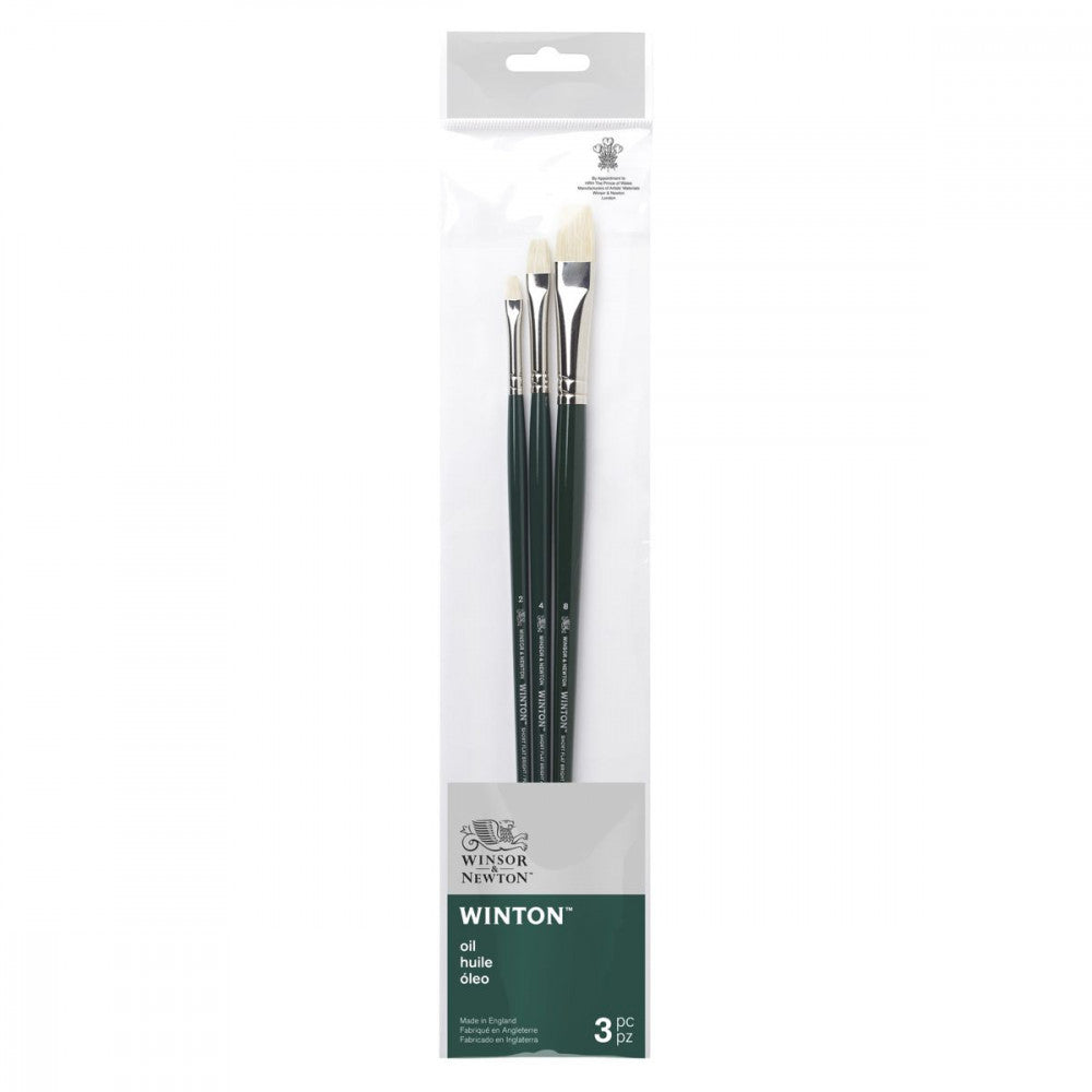 Kit Pincéis Winsor & Newton Winton 3 Unidades 5990608