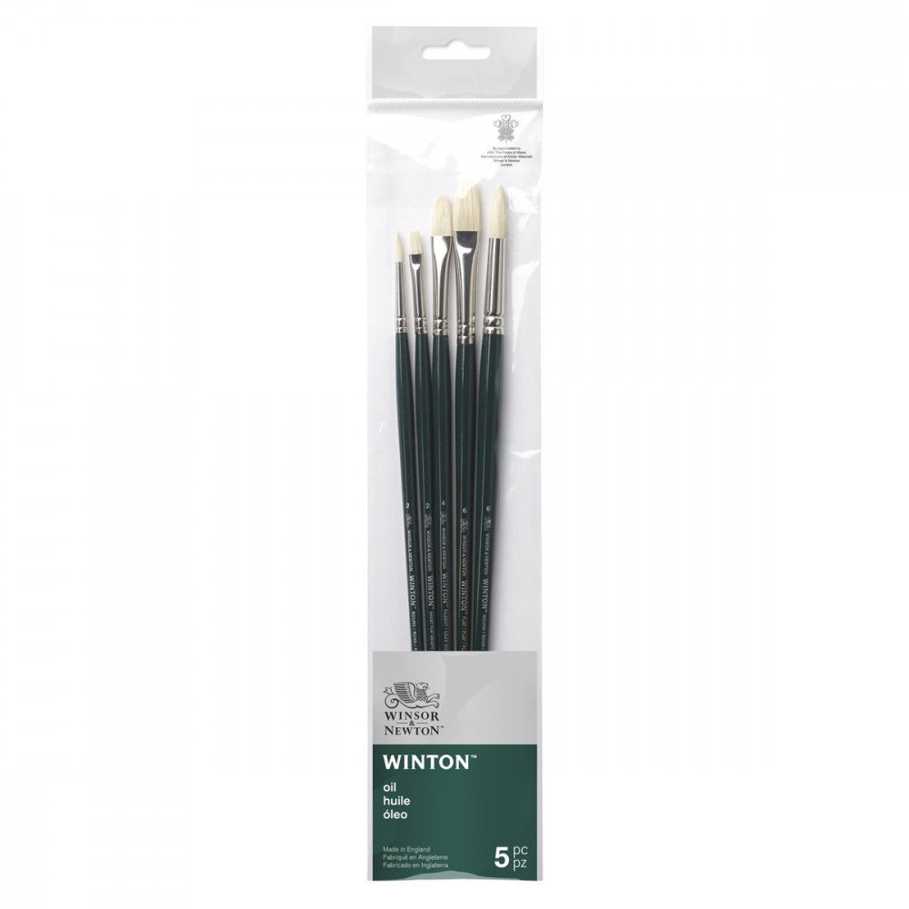 Kit Pincéis Winsor & Newton Winton 5 Unidades 5990611