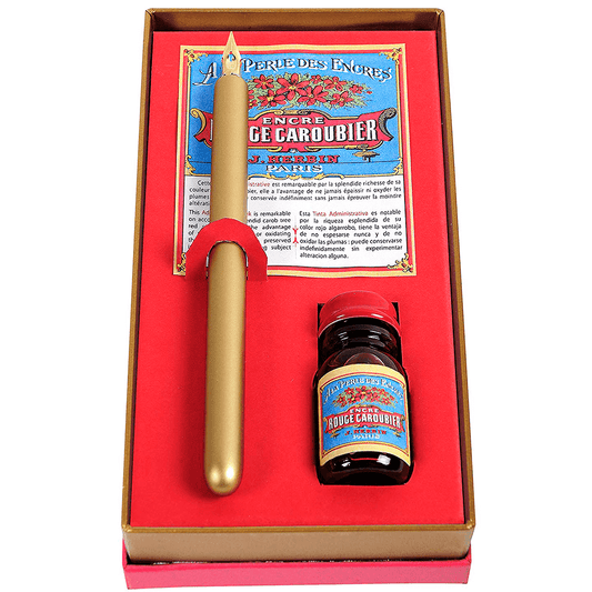 Conjunto de Caligrafia Herbin Vermelho