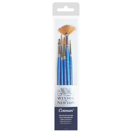 Kit Pincéis Winsor & Newton Cotman 5 Unidades