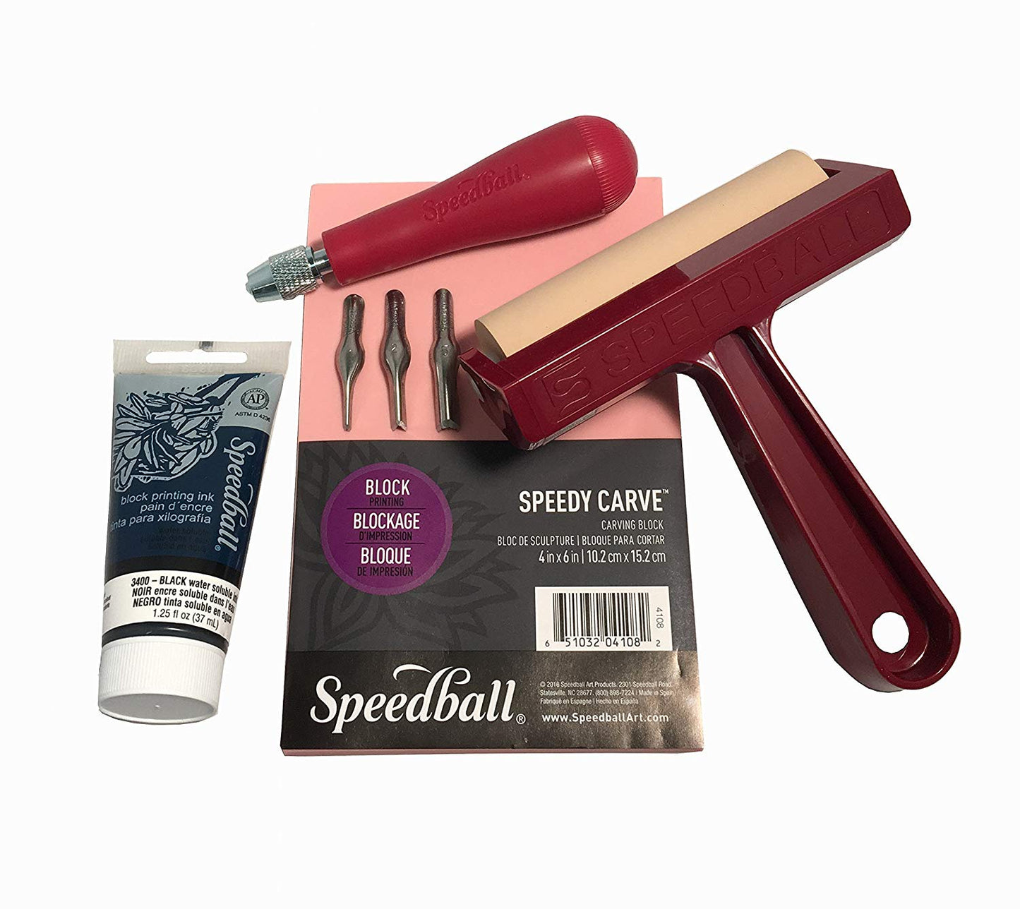 Kit Para Xilogravura Básico Speedball 3471