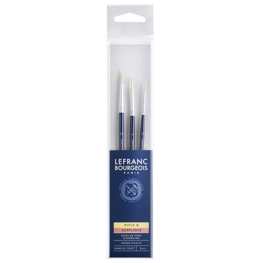 Kit de Pincéis Lefranc & Bourgeois 3 Unidades 810105