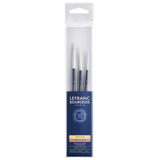 Kit de Pincéis Lefranc & Bourgeois 3 Unidades 810105