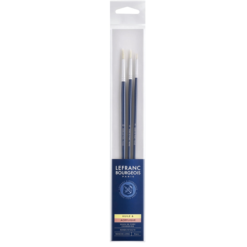 Kit de Pincéis Lefranc & Bourgeois 3 Unidades 810097