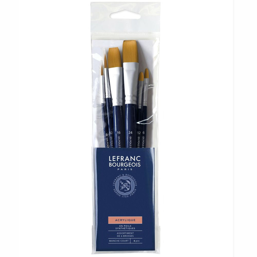 Kit de Pincéis Lefranc & Bourgeois 6 unidades 300234