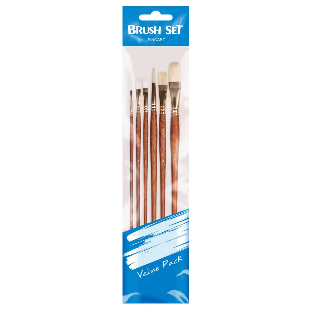 Set de Pincel para Pintura Artística Sinoart SFB0273 04 Unidades