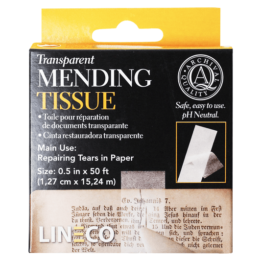 Fita de Tecido Transparente Para Reparo Lineco L533-0017