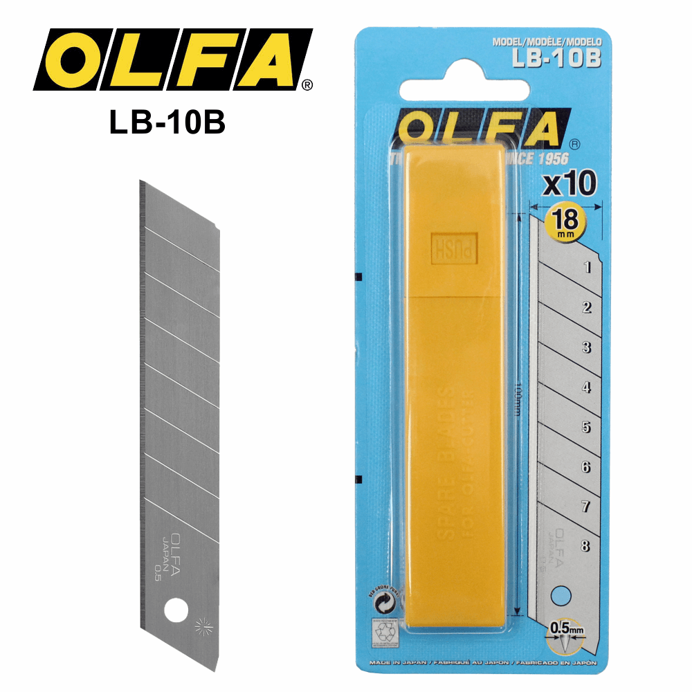 Lâmina Para Estilete OLFA LB 10 18mm