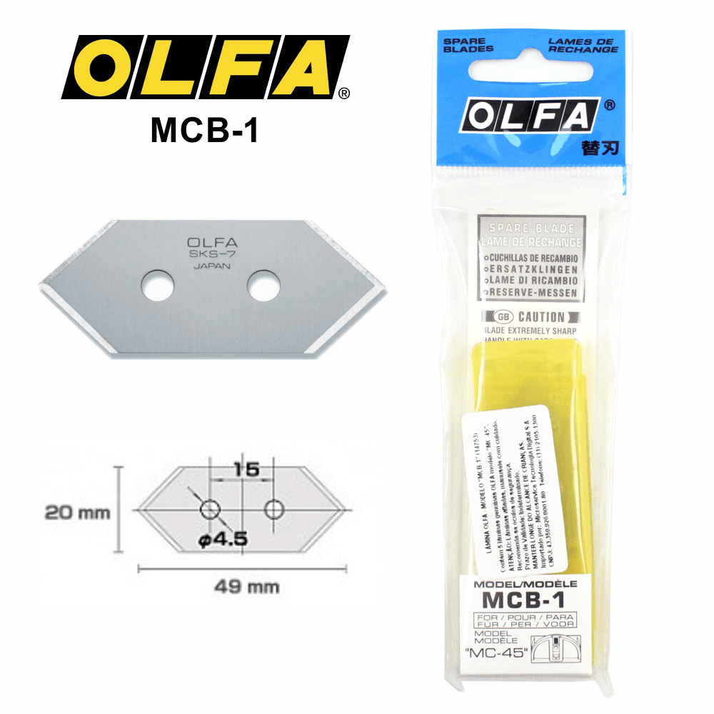 Lâmina Para Estilete Olfa MCB-1