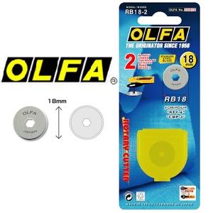 Lâmina Para Estilete Compasso de Corte OLFA RB18-2