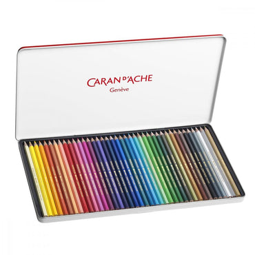 Lápis Aquarelável Swisscolor Caran D'Ache 40 Cores