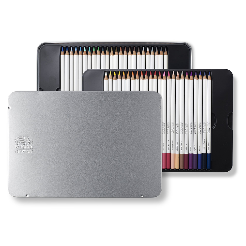 Estojo Lápis Aquarelável Winsor & Newton 48 Cores