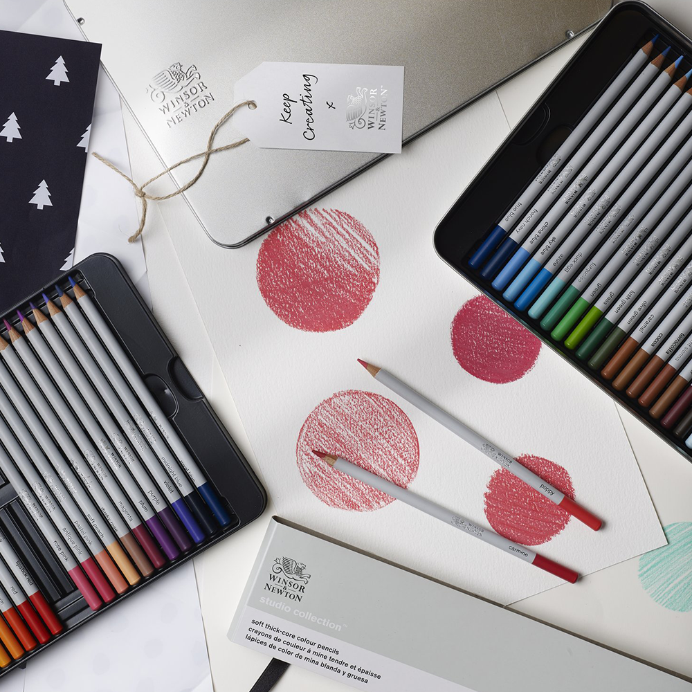 Estojo Lápis Aquarelável Winsor & Newton 48 Cores