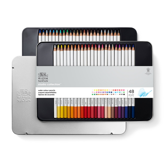 Estojo Lápis Aquarelável Winsor & Newton 48 Cores