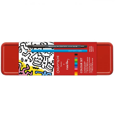 Lápis Aquarelável Caran D’Ache Genève + Keith Haring