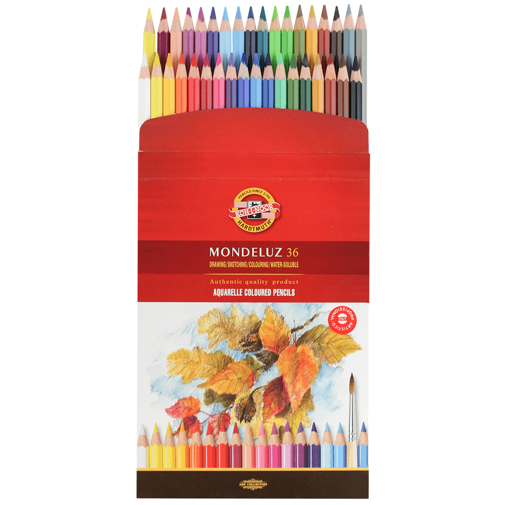 Lápis Aquarelável Arte Koh-I-Noor 36 Cores 3719