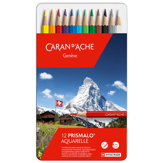 Lápis Aquarelável Prismalo 12 Cores