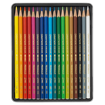 Lápis Aquarelado Caran D'Ache Prismalo 18 Cores