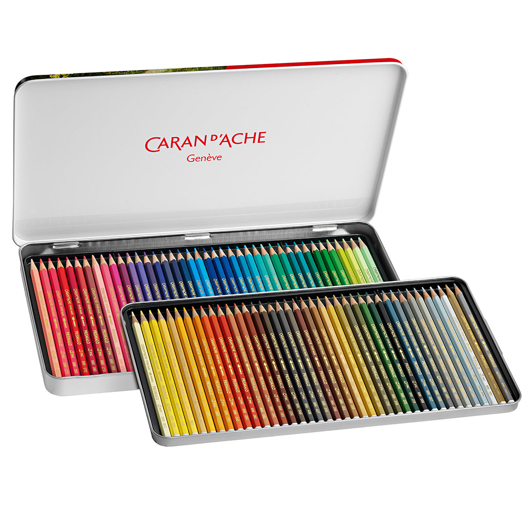 Lápis Aquarelado Caran D'Ache Prismalo 80 Cores