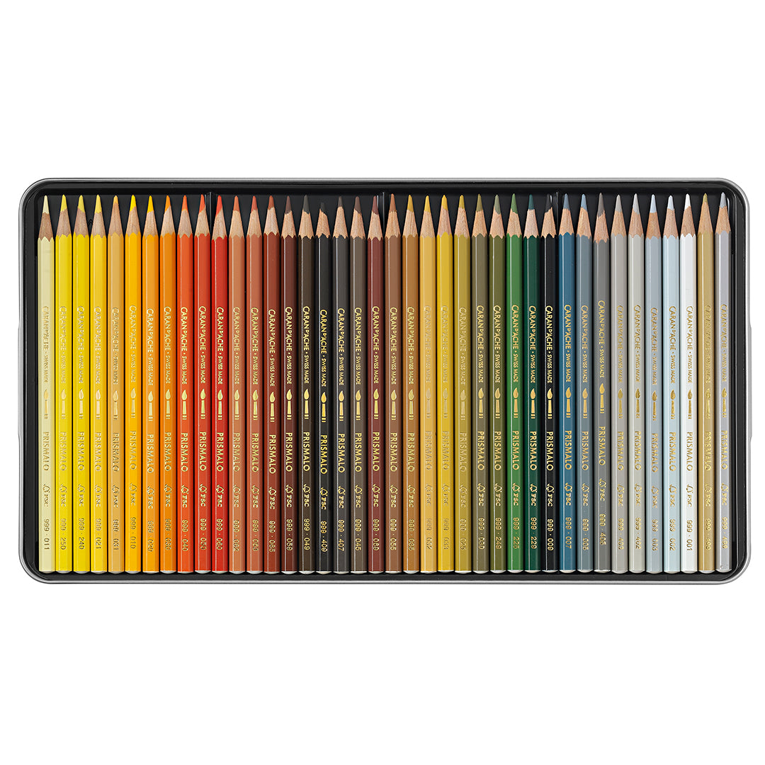 Lápis Aquarelado Caran D'Ache Prismalo 80 Cores