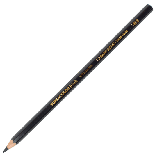 Lápis Aquarelado Caran D'Ache Supracolor 409 Charcoal Grey