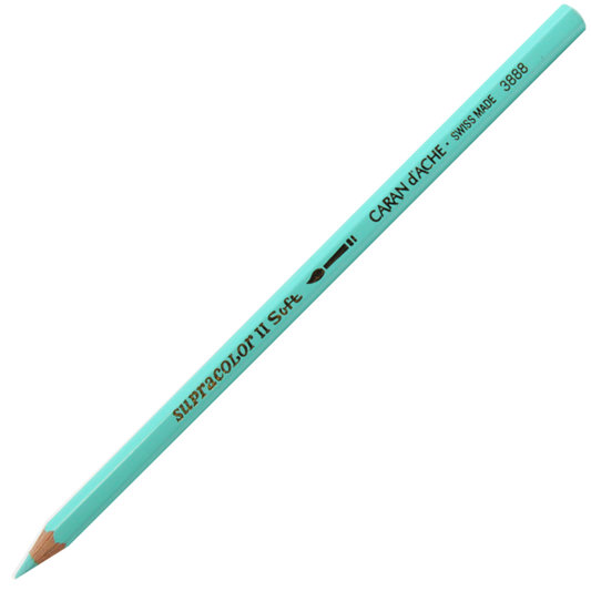 Lápis Aquarelado Caran D'Ache Supracolor 181 Light Malachite Gre