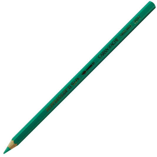 Lápis Aquarelado Caran D'Ache Supracolor Tom Verde