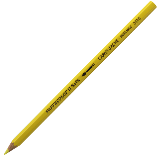 Lápis Aquarelado Caran D'Ache Supracolor 240 Lemon Yellow