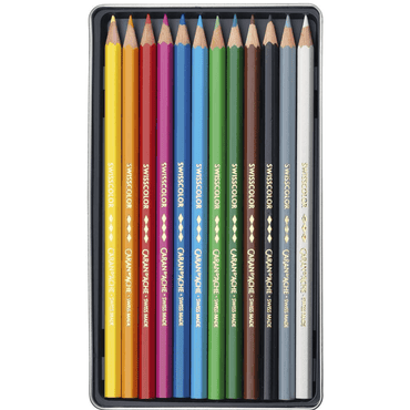 Lápis de Cor Swisscolor Caran D'Ache 12 Cores