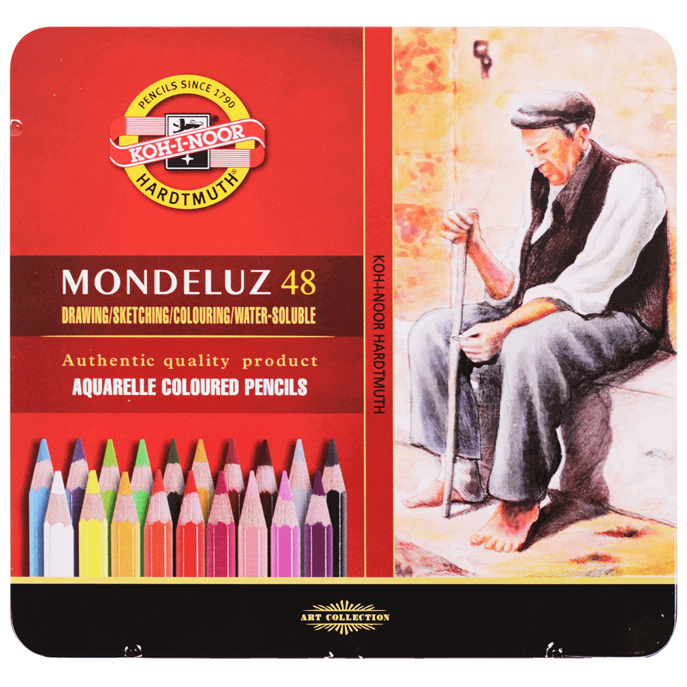 Lápis Aquarelável Mondeluz 48 Cores 3726