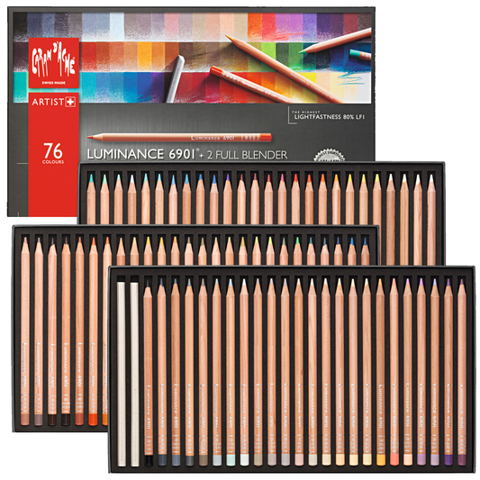 Lápis de Cor Caran d'Ache Luminance 76 Cores