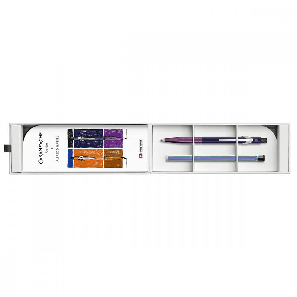 Lapiseira Caran D'Ache 2.0mm Alfredo Haberli Ameixa