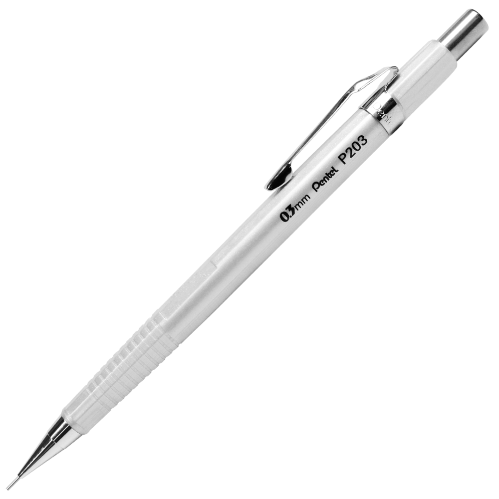 Lapiseira Pentel Sharp 0.3 mm P203-Z Prata