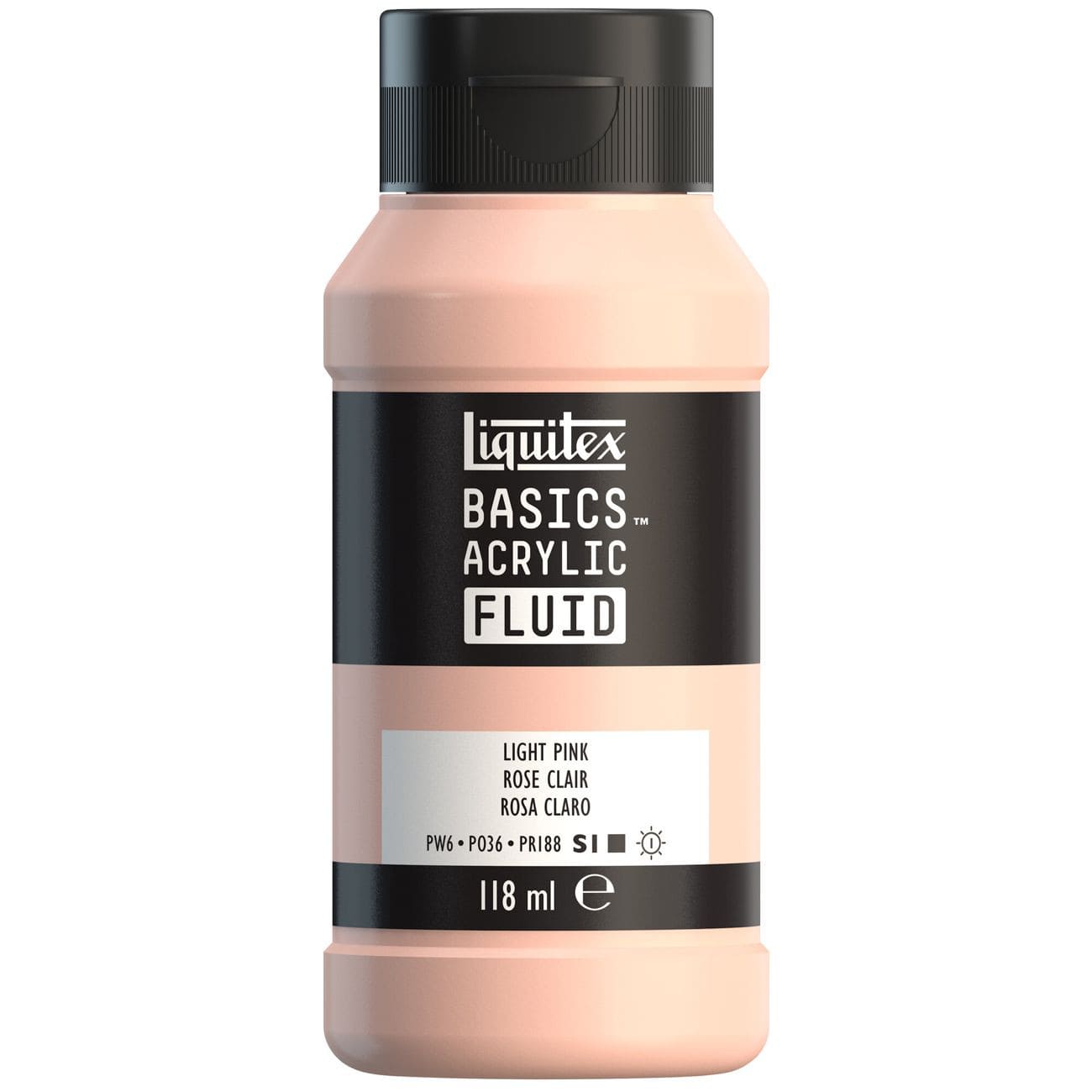 Tinta Acrílica Liquitex Basics Fluid 118ml Light Pink