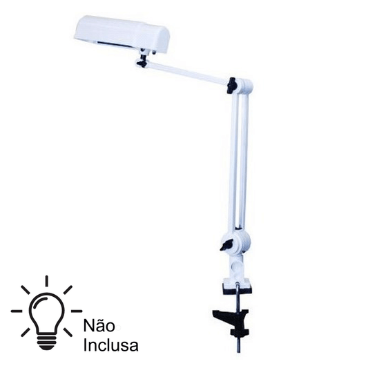 Luminária Para Mesa de Desenho ILUTEC 252 Branca