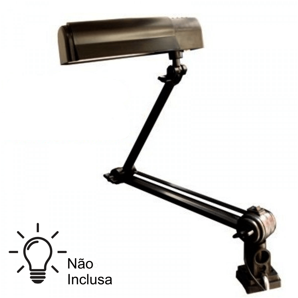 Luminária Para Mesa de Desenho ILUTEC 252 Preto