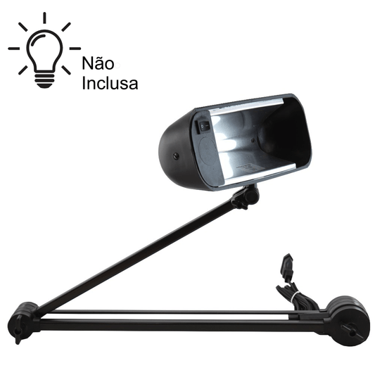 Luminária Para Mesa de Desenho ILUTEC 387 Preto