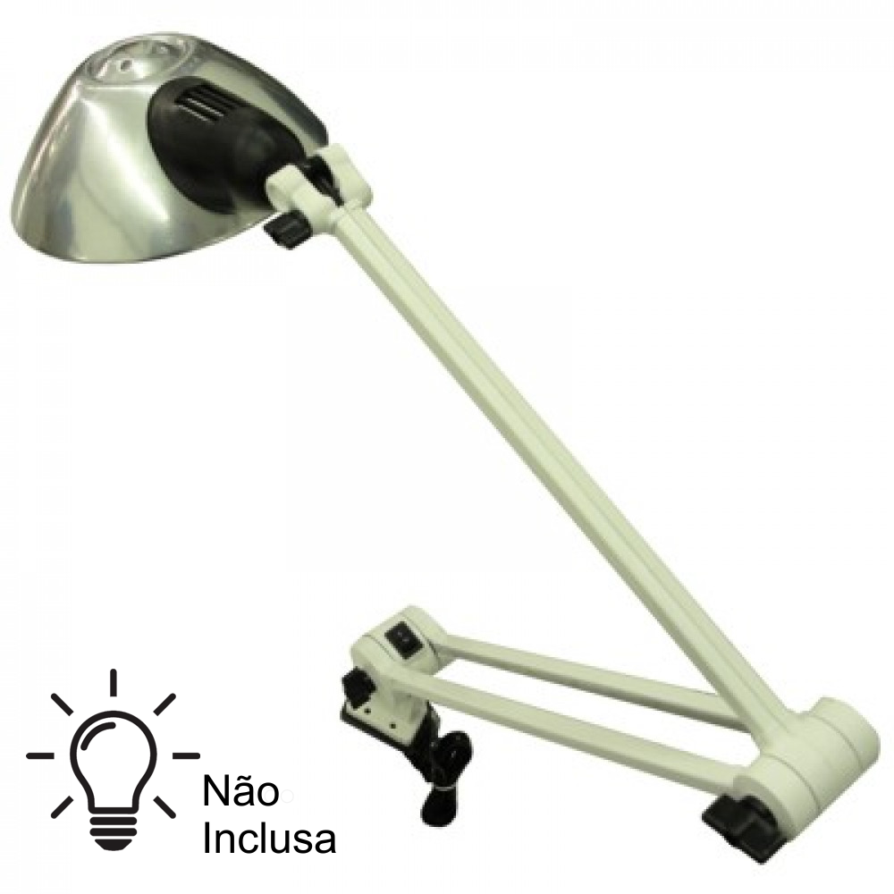 Luminária Para Mesa de Desenho ILUTEC 393 Branca