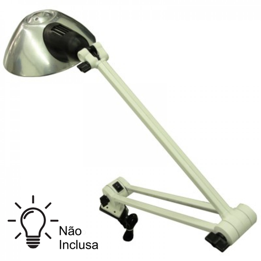 Luminária Para Mesa de Desenho ILUTEC 393 Branca