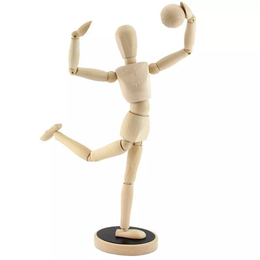 Manequim Articulado Magnético Masculino 30 cm SFM076