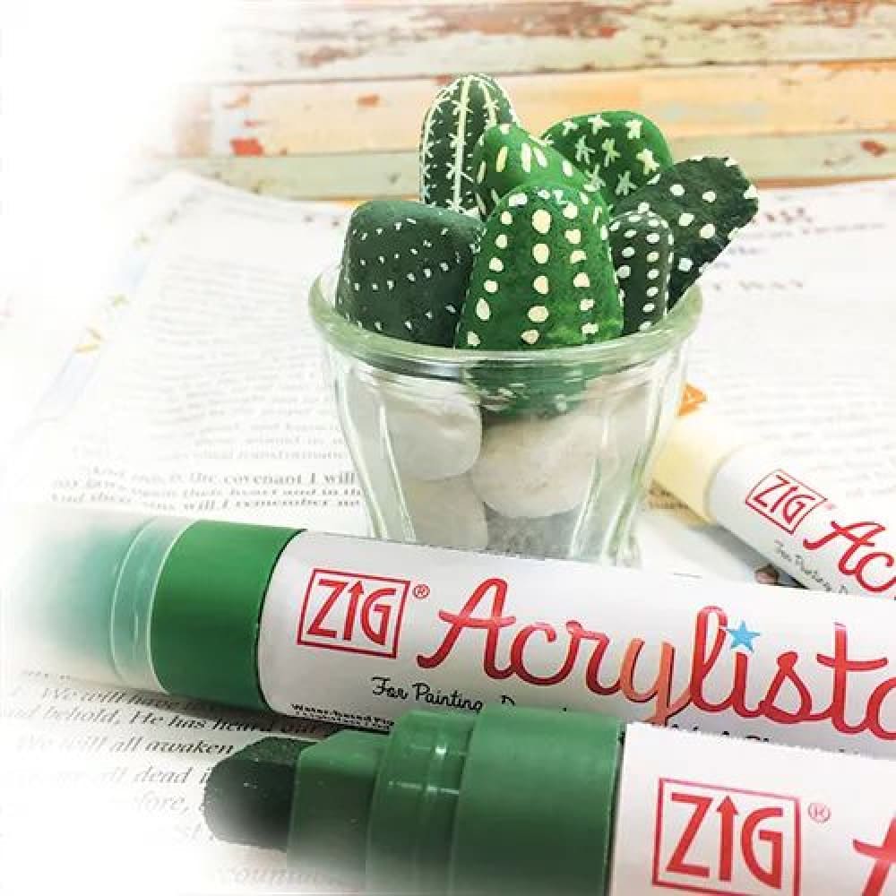 Marcador Artístico Zig Acrylista Kuretake 08 Basic Cores PAC-50/8VB