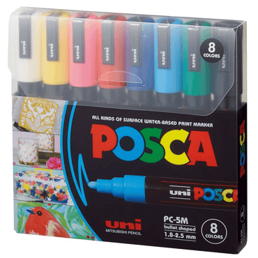 Estojo Marcador Posca Uni-Ball PC-5M